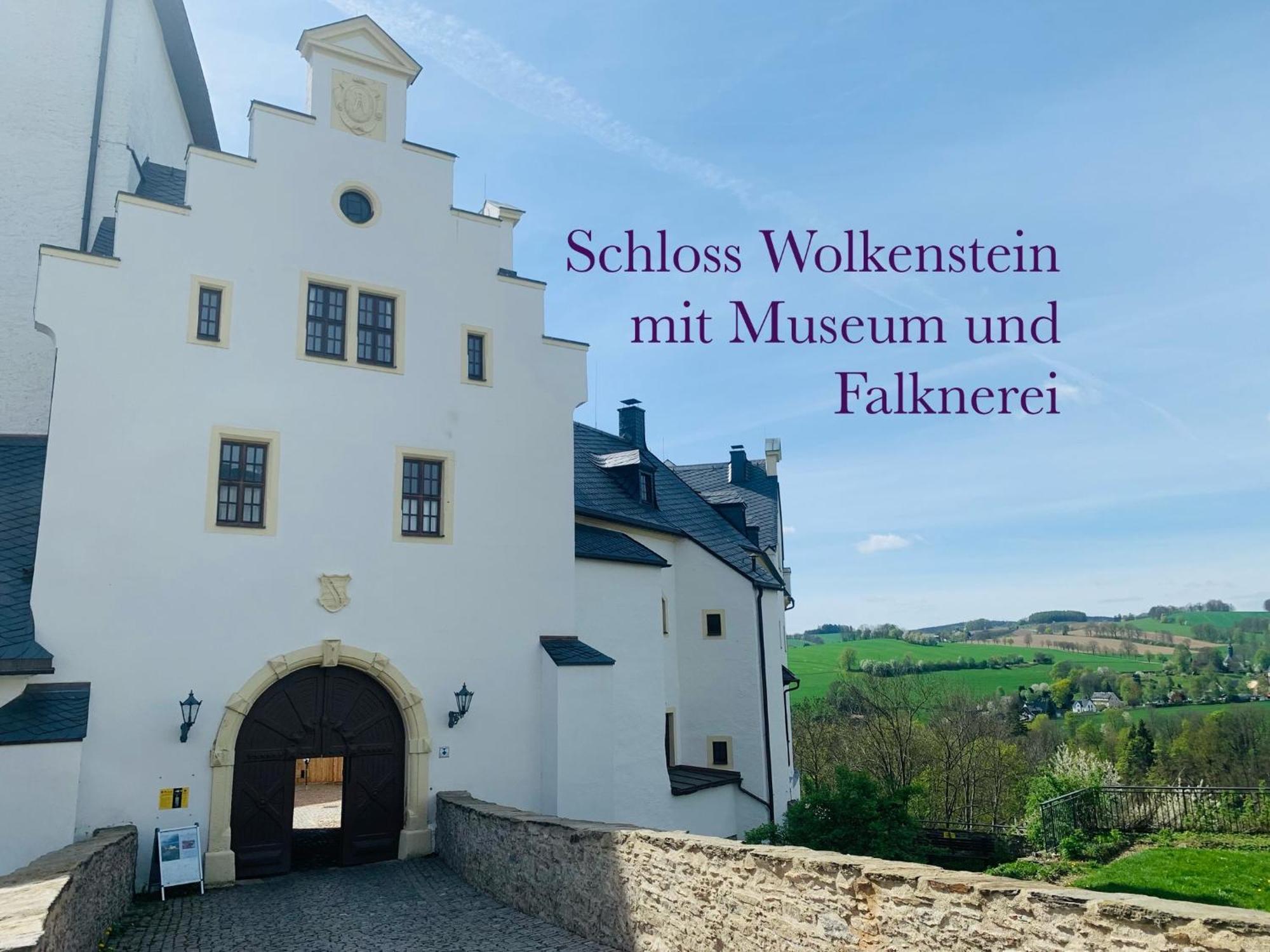 Am Schloss Wolkenstein, 75M2, 2Br, Babybett Bagian luar foto