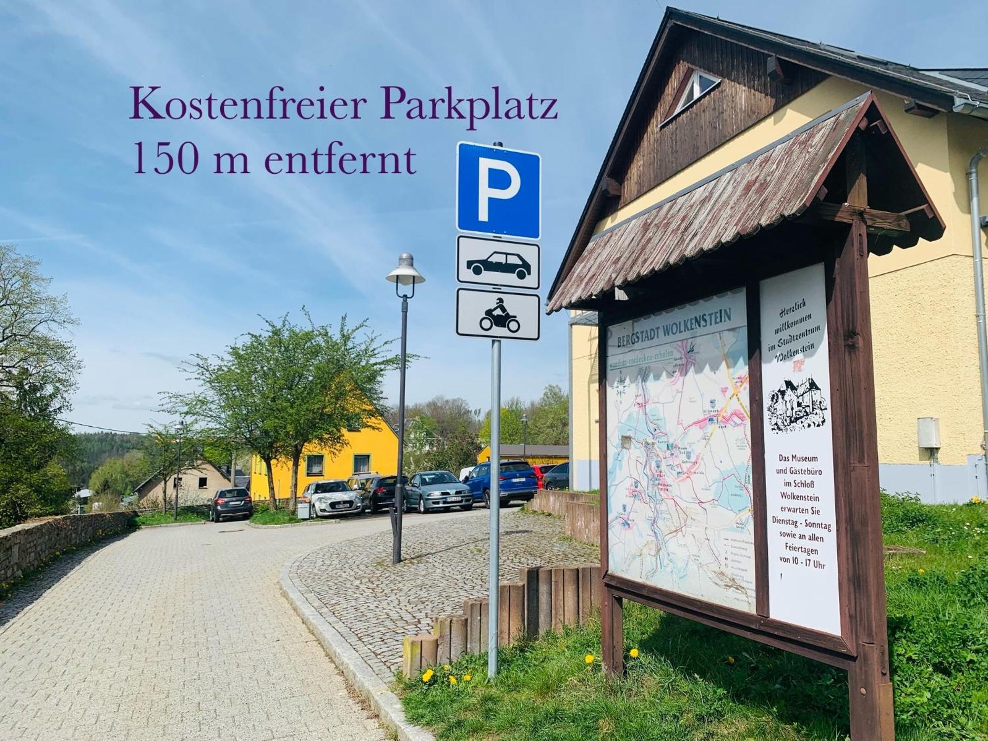 Am Schloss Wolkenstein, 75M2, 2Br, Babybett Bagian luar foto