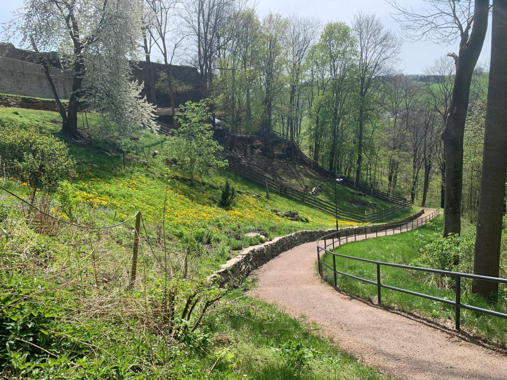 Am Schloss Wolkenstein, 75M2, 2Br, Babybett Bagian luar foto