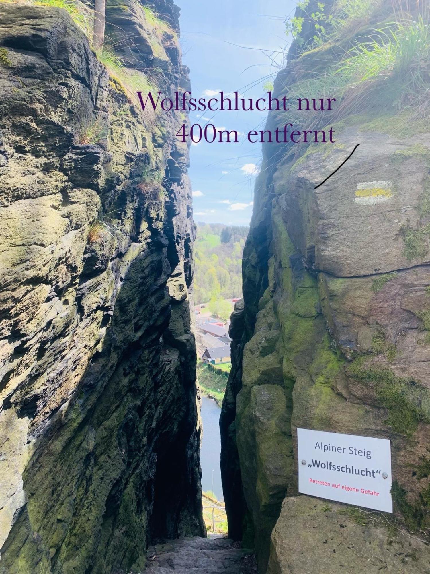 Am Schloss Wolkenstein, 75M2, 2Br, Babybett Bagian luar foto